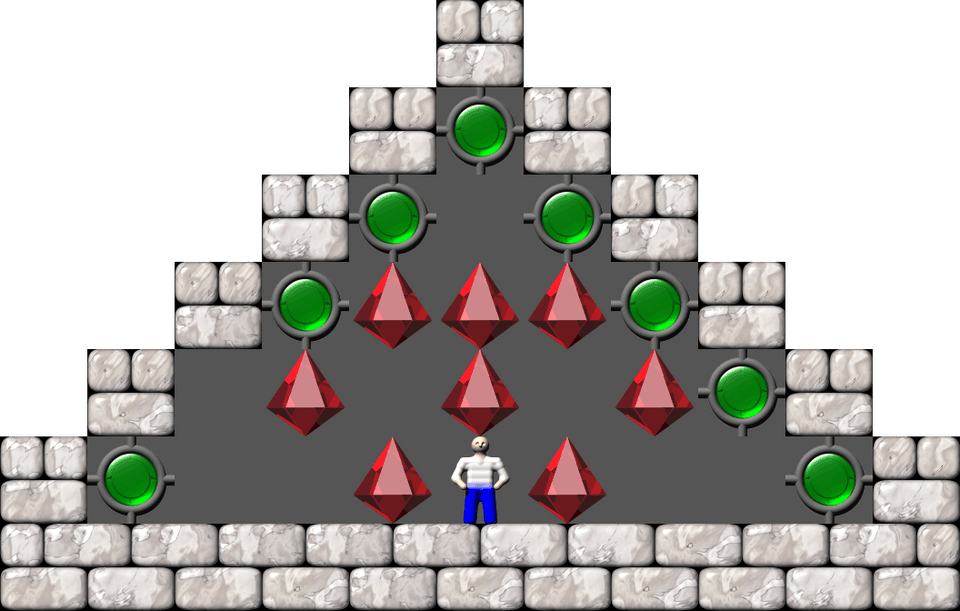 Sokoban Bugs collection level 18